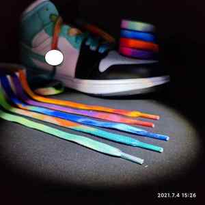 Durable Multicolored Gradient <b>Shoelaces</b> Hot Seller for Stylish Sneakers Wholesale - Product Image 5