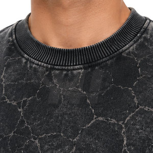 Sudadera de Algodón Premium con Lavado Ácido, Corte Holgado, Tejido Suave, para Uso Diario - Product Image 6