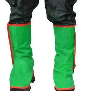 Polainas de Soldadura de Cuero Reforzado con Resistencia al Calor de 500C-1000C y Protección Contra Fuego para Seguridad Industrial - Product Image 4