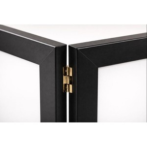 กรอบรูปไม้สักคู่ ขนาด 4x6 นิ้ว แบบมีบานพับ หรูหรา |   ขายส่ง - Product Image 3