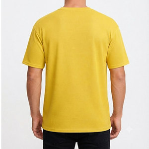 เสื้อยืดออกกำลังกายผู้ชายสีเหลืองสดใส ไซส์ใหญ่ สไตล์วินเทจ ใส่ได้ทั้งในและนอกบ้าน ราคาประหยัด พร้อมบรรจุภัณฑ์ที่ปรับแต่งได้ - Product Image 2
