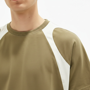 เสื้อยืดแขนสั้นผู้ชายสั่งทำพิเศษ 240GSM ผ้าฝ้าย 100% ระบายอากาศได้ดี เป็นมิตรกับสิ่งแวดล้อม ทรงปกติ แฟชั่นฤดูร้อน คุณภาพสูง - Product Image 5