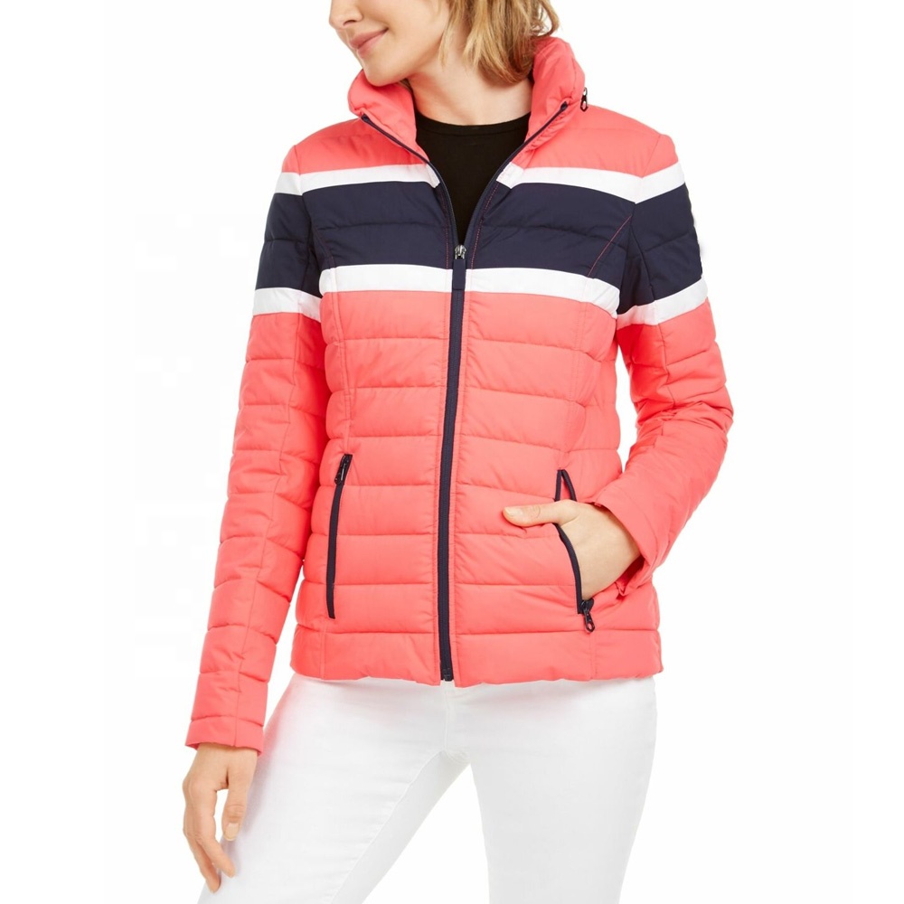 2023 New Arrival Inverno Para Baixo À Prova D' Água Com Capuz Puffer Quilted Jacket Mulheres Casual Fall Jacket