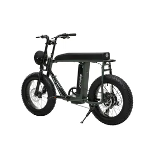 Fatbike unimoke MK màu xanh lá cây của đô thị drivestyle pedelec điện hỗ trợ xe đạp đi xe đạp BMX phong cách