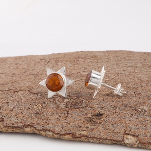 Nouveauté 2026 : Boucles d'oreilles en citrine jaune de créateur, bijoux en argent sterling 925 pour femmes et filles - Product Image 2