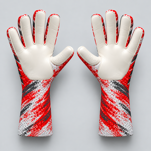 Guantes de Portero de Fútbol Profesionales al por Mayor, de Cuero Transpirable, Diseño de Dedos Completos, Protección para Dedos y Pulgares, para Entrenamiento - Product Image 6