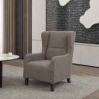 Chaise de salle à manger moderne en bois massif, rembourrée, avec accoudoirs, confortable, pour salon, école, parc, extérieur, chambre, hôtel