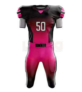 Nueva Llegada: Uniformes de Fútbol Americano Cortos y Transpirables de Alta Calidad para Adultos - Personalizables, de Secado Rápido y Absorción de Humedad para Verano - Product Image 4