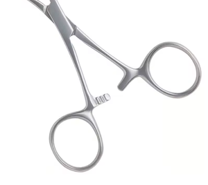 Pince à serviette chirurgicale Backhaus avec articulation à boule et à rotule, 14 cm, en acier inoxydable, à vendre - Product Image 4