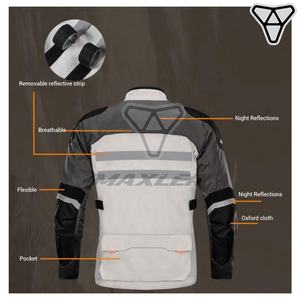 Chaqueta de Motociclismo Urbana y de Carretera con Carcasa Textil Avanzada, Chaqueta Larga de Motociclismo Textil para Hombre, Exportación Directa de Fábrica - Product Image 4