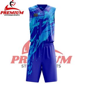 Uniforme de Baloncesto Sublimado Personalizado, MOQ Bajo, Conjunto de Uniforme de Equipo para Adultos, Camiseta y Pantalones Cortos, Uniformes de Baloncesto - Product Image 3