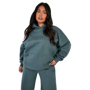 Sudadera con capucha de algodón para mujer, ropa de calle bordada con apliques personalizados, sudaderas con capucha de algodón Unisex - Product Image 1