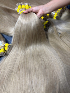 Extensiones de Cabello Humano Virgen al por Mayor, Naturales, Lisas, Doble Trama, Cabello Europeo, Todos los Colores Disponibles - Product Image 6