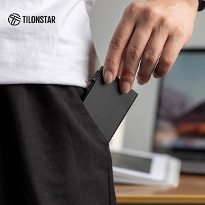 Tilonstar tc101 nhôm Hộp Thẻ Antimagnetic tarjetero billetera một cảm ứng Pop Up thẻ tín dụng chủ - Product Image 6