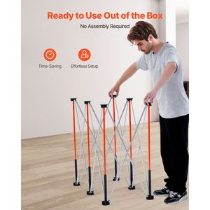 Banco da Lavoro Pieghevole Portatile 1.26 x 0.67 m, Capacità di Carico 1134 kg, Nessun Montaggio Richiesto, per Lavorazione del Legno - Product Image 3