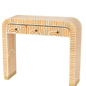 ILAHI's Bone Inlay <b>Drawer</b> Modern Design Agate Detailing <b>Storage</b> Portable Home Furniture - Product Image 1