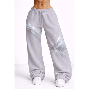 Pantalon de survêtement pour femme en polaire légère, imperméable et respirant, idéal pour la détente, le fitness, l'entraînement et les voyages. - Product Image 6