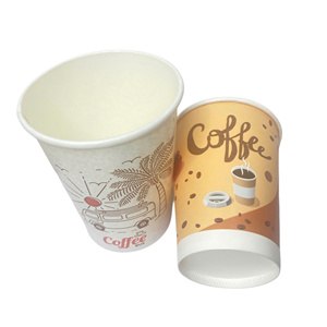 Venta al por mayor de vasos de papel de doble pared de lujo reciclables ecológicos etiquetas personalizadas tazas de café caliente solución de embalaje desechable - Product Image 1