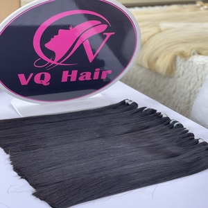 Extensiones de cabello humano de trama de piel de color negro recto de hueso para mujeres cabello crudo y Frente de encaje de fuente vietnamita - Product Image 5