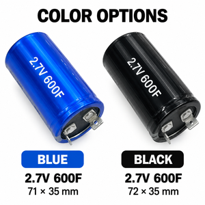Supercondensateur 2,7 V 600 F à cellule plate, haute puissance, stockage d'énergie, <span class=keywords><strong>condensateur</strong></span> tampon automobile, charge rapide, super <span class=keywords><strong>condensateur</strong></span> Farad - Product Image 2