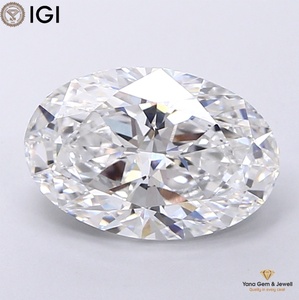 Diamante Cultivado en Laboratorio CVD de Forma Ovalada, Claridad VVS1, Color E, 4.00 Quilates, con Certificado IGI, Impresionante para Anillo de Compromiso - Product Image 1
