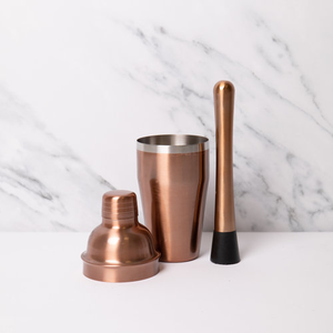 Kit de Coctelería Profesional de 500 ml en Oro Rosa, Elegante Juego de Coctelera, Jigger, Cuchara y Colador, Juego de 4 Piezas para Bares en Casa y Fiestas - Product Image 4