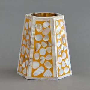 เตาเผาบัคฮูร์แบบฝังกระดูกและเปลือกหอยมุก งานฝีมือสำหรับตกแต่งบ้านและอโรมาเธอราพี - Product Image 4