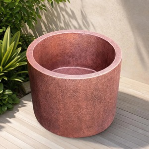 Bañera Moderna de Cobre Puro Forjada a Mano, Ecológica, Independiente, Profunda, para Spa, Hotel, Resort, Hogar, Baño, Relajación - Product Image 6