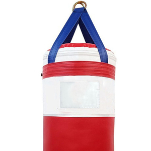 <b>Boxing</b> Training Red & White Green PU Durable Sand Filled Lace-up Closure Adult Use Made With Premium Quality Leather - Product Image 5