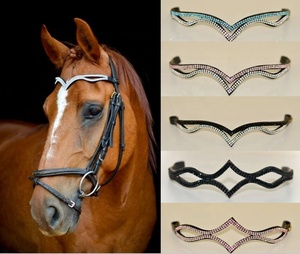 Banda de cejas duradera de diseño personalizado para caballo ecuestre, banda de brida de calidad superior - Product Image 2