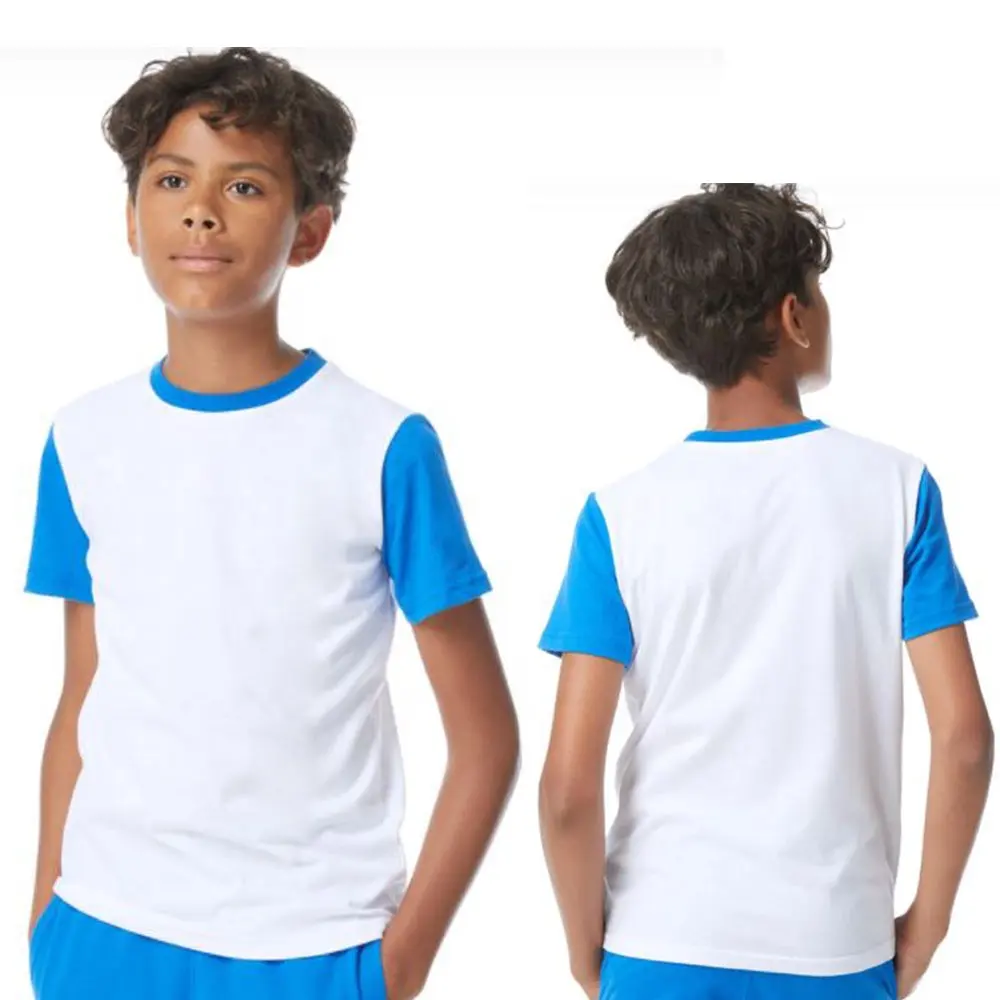 2023 Mais recente bordado 100% poliéster tecido meninas meninos camiseta solta crianças desgaste logotipo design personalizado tie dye crianças preço de atacado