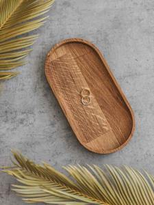 Plateau de service en bois moderne pour le thé, le café, les aliments, léger, multifonctionnel, pour la cuisine, la maison, le petit-déjeuner, les collations, les repas - Product Image 6