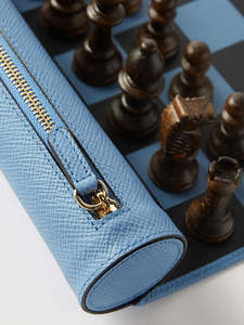 Juego de Backgammon Enrollable de Cuero de Microfibra de Alta Calidad Personalizado, Juego de Mesa Portátil Moderno, Juegos de Ocio para Niños MAKUM - Product Image 2