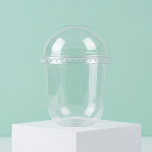 Vaso de Plástico PP Transparente con Tapa de 16 oz, Vasos Desechables Transparentes para Café Frío, Té Matcha - Product Image 1