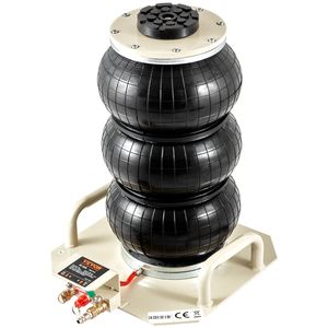 Martinetto Pneumatico a Tre Sacche da 3 Tonnellate/6600 Libbre, Sollevamento Rapido 3-5s, Altezza 17,7 Pollici/450 mm, Sei Tubi in Acciaio, per Auto - Product Image 1