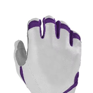 Baseball Batting Gloves Leather Performance Grip Comfortable Fit Ambidextrous <b>Hook</b> Loop Closure Youth Sports Training Gloves - Product Image 5