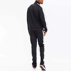 Custom Logo Active <b>Pullover</b> Cotton Polyester Pocket <b>Pullover</b> <b>Men</b> Tracksuit - Product Image 2
