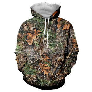Sweat-shirts à capuche camouflage canard et feuilles de qualité supérieure pour hommes 2026 - Veste tactique de chasse zippée, sweats à capuche de chasse avec broderie de patch personnalisée - Product Image 5