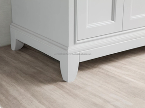 Modern Luxury Solid Wood Plywood Floor Mounted Vanity <b>Mirror</b> Set Drawers Soft Closing 60 Inch White Bathroom Cabinet for - Product Image 5
