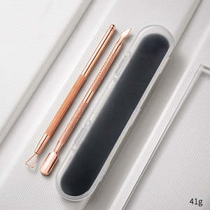 High Quality Curved Blade Stainless Steel Nail Cuticle Pusher Double End Wide Jaw Opening for Finger Dead Skin Removal ANAAIF - Product Image 6