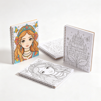 Libro de Colorear para Adultos Personalizado al por Mayor con Impresión a Color, Opciones de Logotipo Personalizado, Papel Recubierto, Cartón Reciclado, Laminado con Película Mate