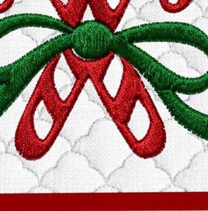 Magnifique porte-casserole en coton avec broderie de Noël, isolation thermique, écologique, au prix d'usine. - Product Image 3