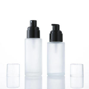 Wholesale Frosted Glass <b>Mist</b> Spray <b>Bottle</b> with Cap for Lotion Serum Oil Skin Care Cream Perfume - Product Image 1