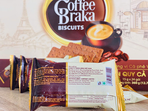Galletas de Café Dulces de 360 g, Bocadillo Crujiente, Sabor Intenso, Bajo en Grasa, Caja a Granel, ODM OEM, Fabricante de Vietnam - Product Image 5