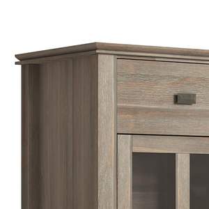 Artisan Distressed <b>Grey</b> <b>Sideboard</b> Buffet Handcrafted for Style and Durability - Product Image 2