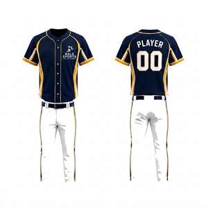 Tenue d'équipe de baseball, uniforme de sport de haute qualité, vêtements de sport personnalisés, uniforme de baseball pour hommes le plus vendu, logo personnalisé - Product Image 4