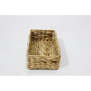 Sustainable Classic Water Hyacinth Rectangular Multifunction Storage <b>Basket</b> for Bathroom Kitchen & Living Room - Product Image 4