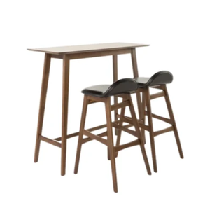 Modern Style <b>Table</b> <b>and</b> Chairs <b>Sets</b> High Quality Wooden <b>Bar</b> Chair High <b>Stool</b> <b>and</b> <b>Bar</b> <b>Table</b> for Kitchen <b>and</b> Hotel <b>Bar</b> Furniture - Product Image 3