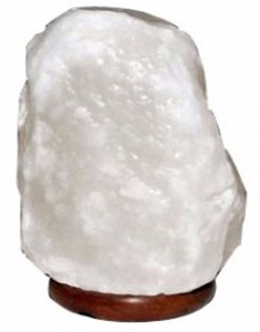 Lámparas de Sal Blanca del Himalaya con Logotipo Personalizado de Fábrica de Marca Privada, Lámparas de Cristal de Roca Natural de Primera Calidad con Tamaño OEM - Product Image 2