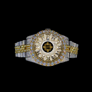 Reloj RLX de Marca con Incrustaciones de Diamantes Moissanite, Joyería Hiphop, Aleación de Cuarzo y Cristal, Regalo para Compromiso, Boda, Aniversario - Product Image 4